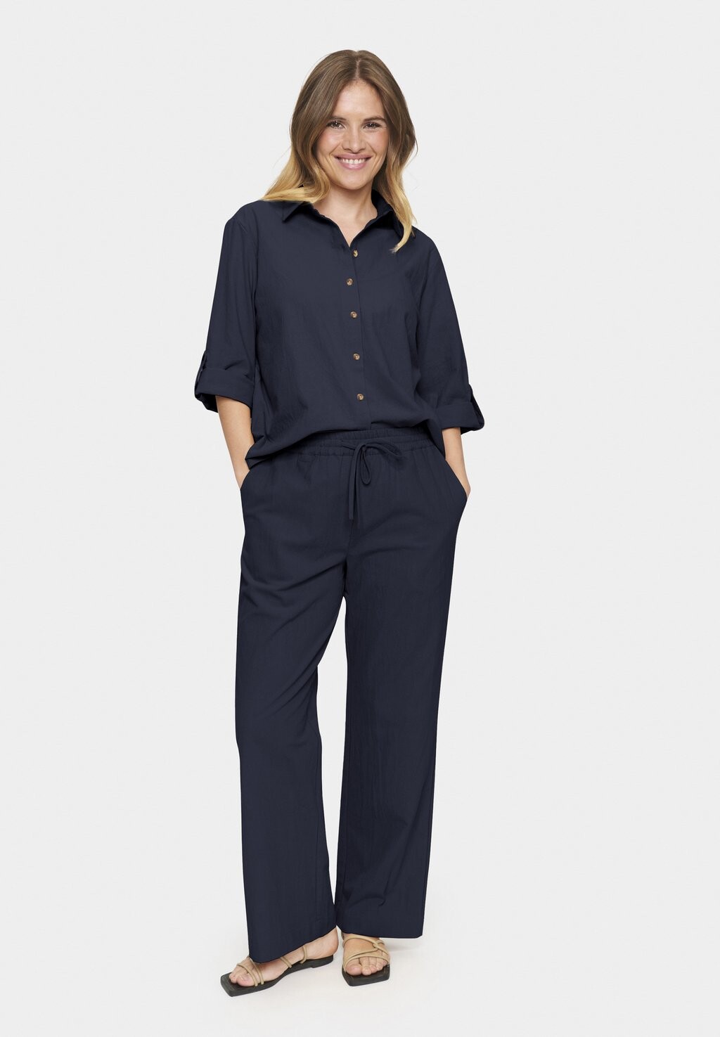 Тканевые брюки ZALINDA Saint Tropez, темно-синий
Тканевые брюки ZALINDA Saint Tropez, темно-синий