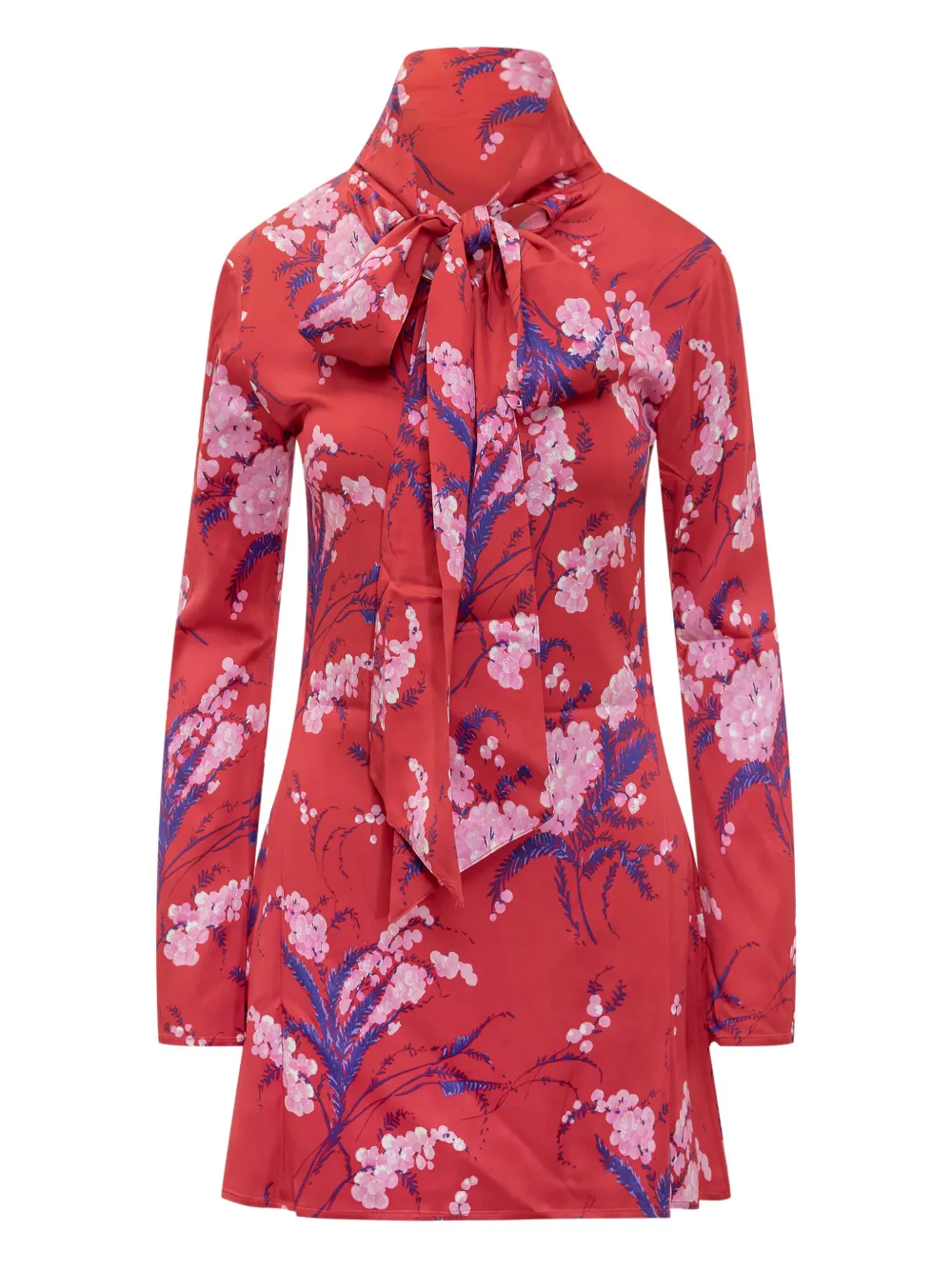 Мини-платье с цветочным принтом и завязкой на шее DES PHEMMES, красный
Мини-платье с цветочным принтом и завязкой на шее DES PHEMMES, красный