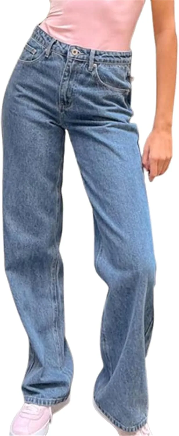 Женские джинсы с эластичным поясом и завязками, мешковатые, широкие, с четырьмя карманами MBZJSDKHLK
Женские джинсы с эластичным поясом и завязками, мешковатые, широкие, с четырьмя карманами MBZJSDKHLK