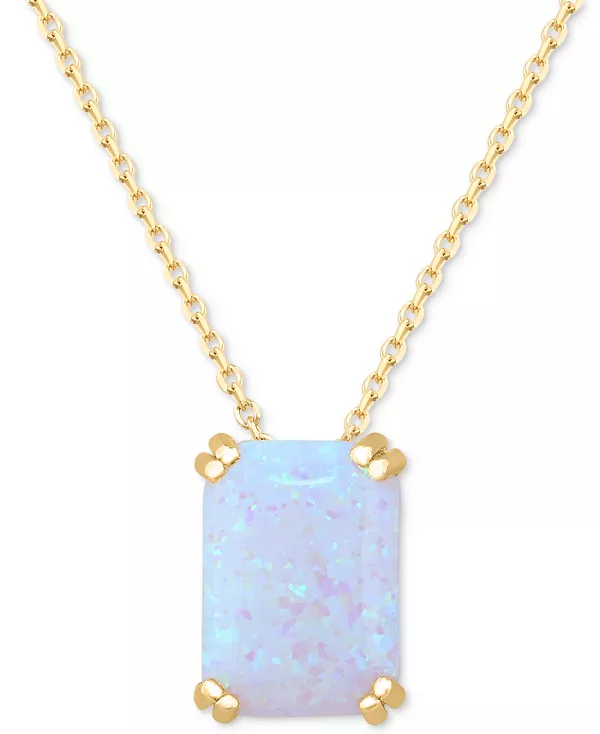 Ожерелье с подвеской 18 дюймов (4,5 карата) с выращенным в лаборатории опалом-солитером из стерлингового серебра с покрытием из 14-каратного золота Macy'S, opal
Ожерелье с подвеской 18 дюймов (4,5 карата) с выращенным в лаборатории опалом-солитером из стерлингового серебра с покрытием из 14-каратного золота Macy'S, opal