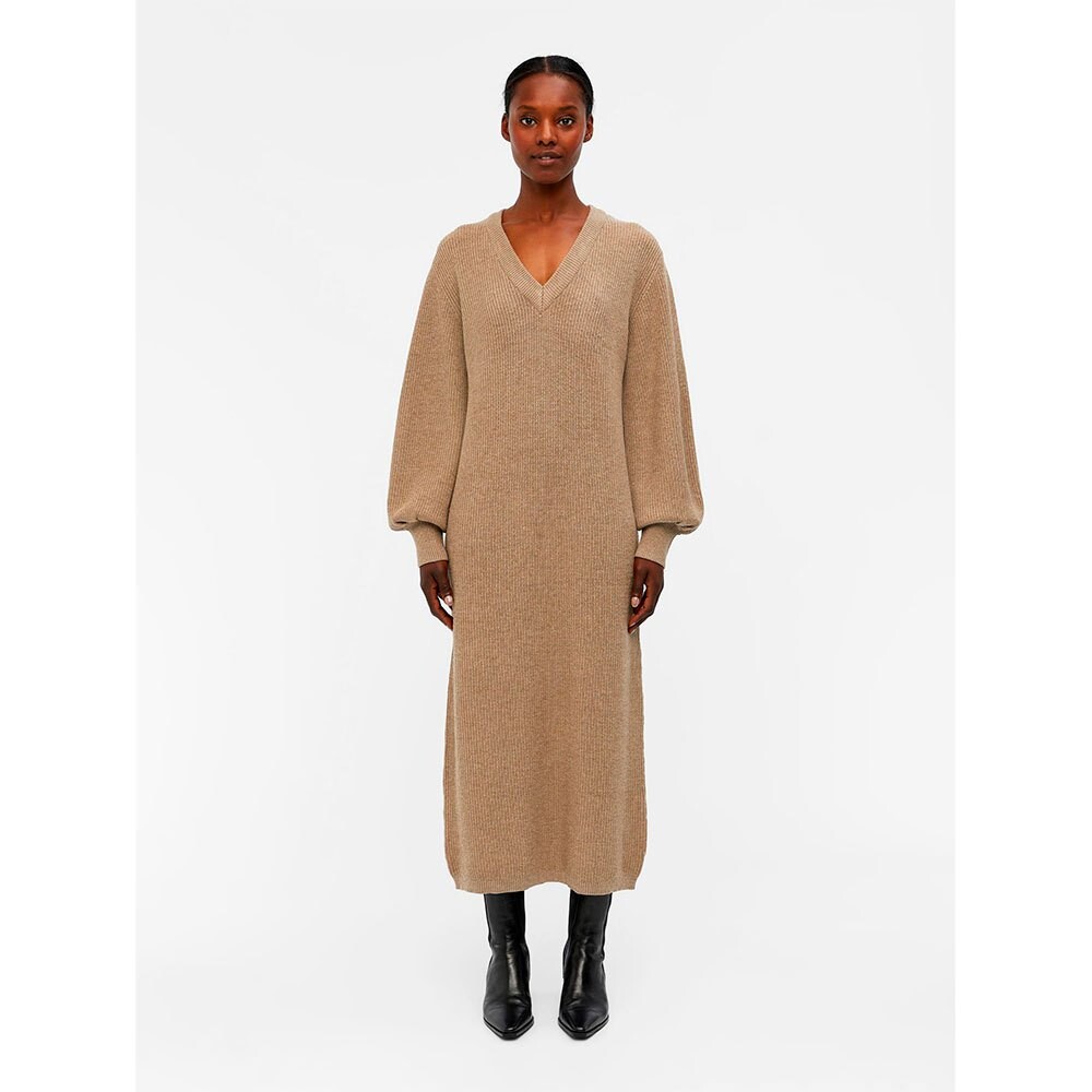 Платье с длинным рукавом Object Malena, коричневый
Платье с длинным рукавом Object Malena, коричневый