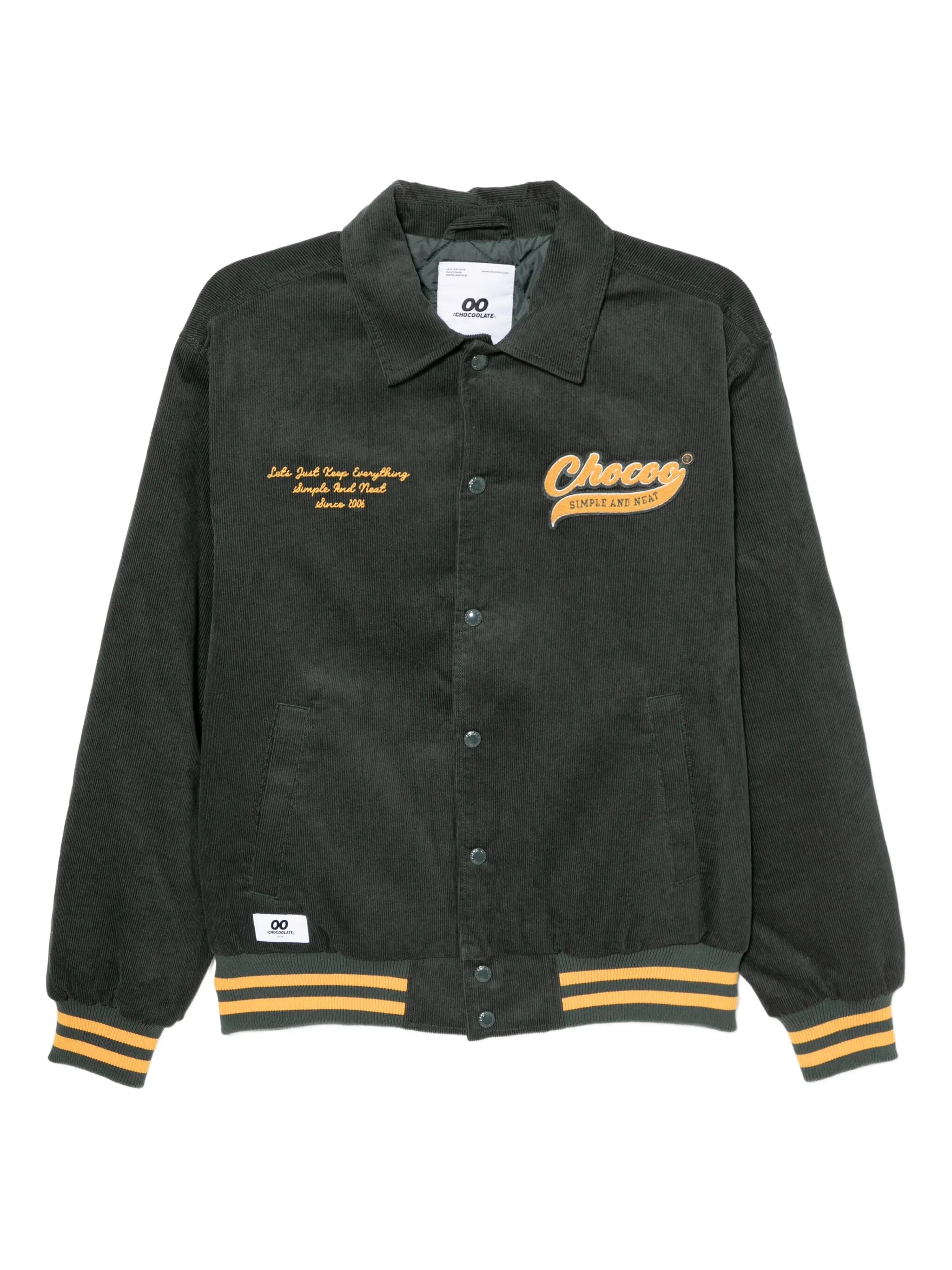 Куртка с вышитым логотипом Chocoolate, зеленый
Куртка с вышитым логотипом Chocoolate, зеленый