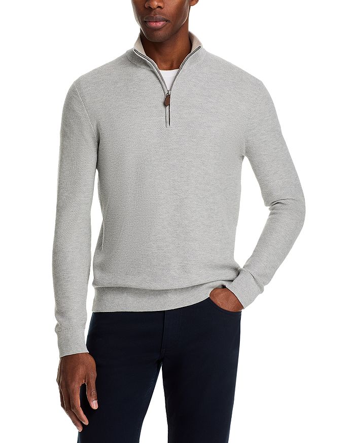 Свитер Birdseye Knit с застежкой-молнией на четверть оборота The Men's Store at Bloomingdale's, коричневый/бежевый
Свитер Birdseye Knit с застежкой-молнией на четверть оборота The Men's Store at Bloomingdale's, коричневый/бежевый