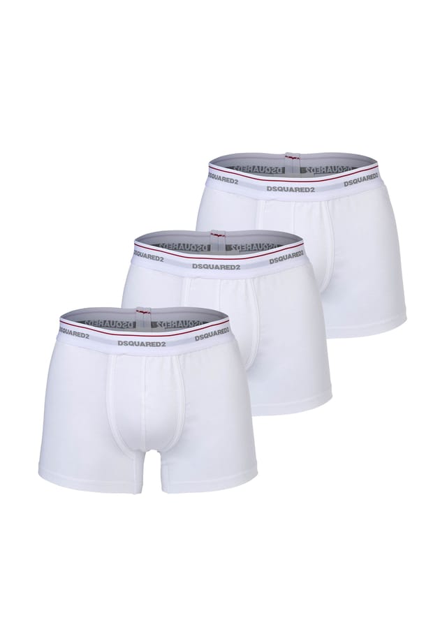 Боксеры комплект из 3 пар - хлопковые шорты-боксеры с эластичным поясом и логотипом Dsquared2, белый
Боксеры комплект из 3 пар - хлопковые шорты-боксеры с эластичным поясом и логотипом Dsquared2, белый