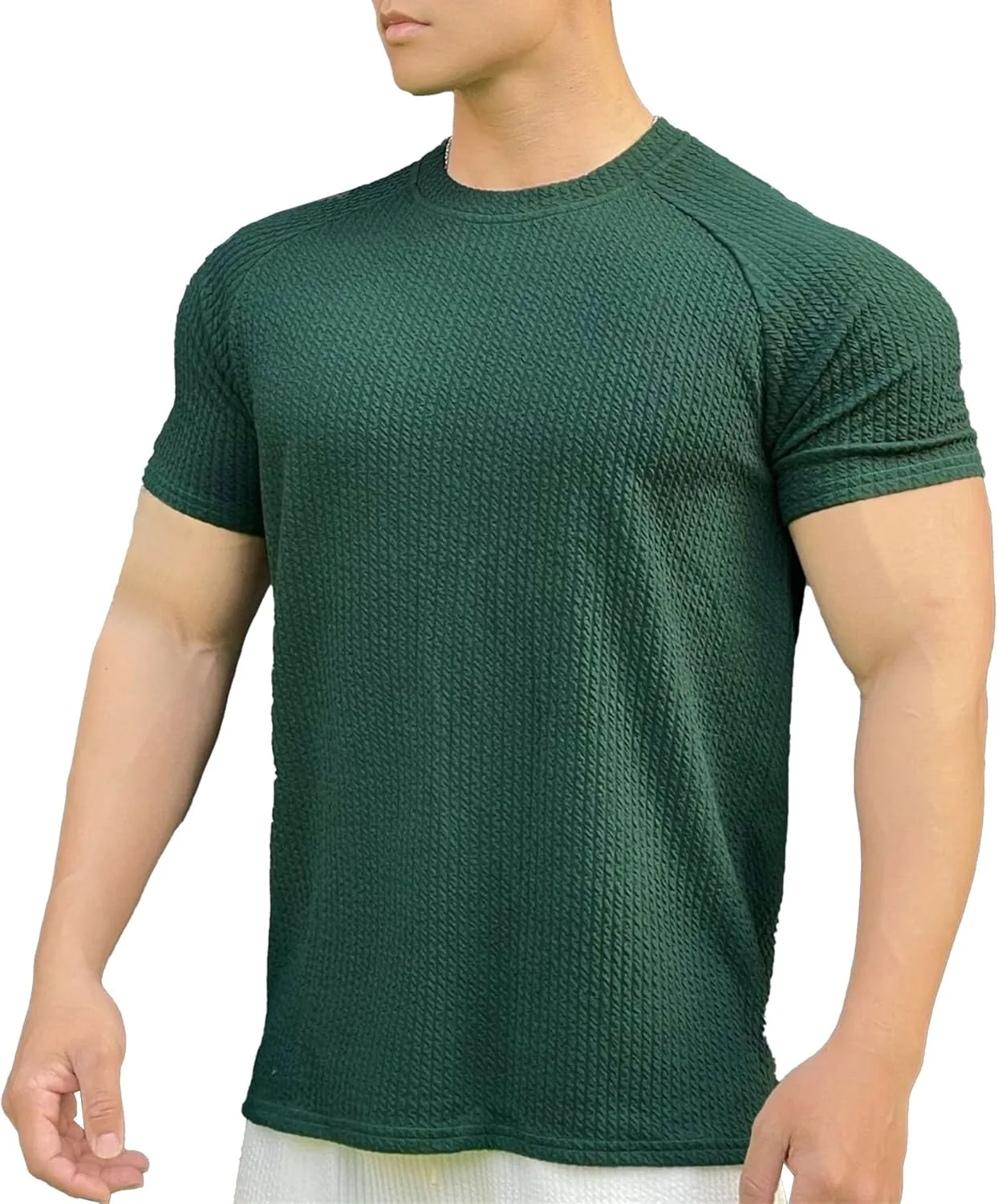 Футболка мужская Knit Short Sleeve Crewneck Slim Fit QOAAIE
Футболка мужская Knit Short Sleeve Crewneck Slim Fit QOAAIE
