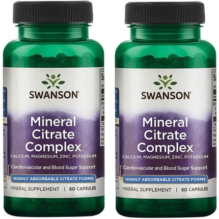 Мультиминеральный цитратный комплекс, 60 капсул, Swanson
Мультиминеральный цитратный комплекс, 60 капсул, Swanson