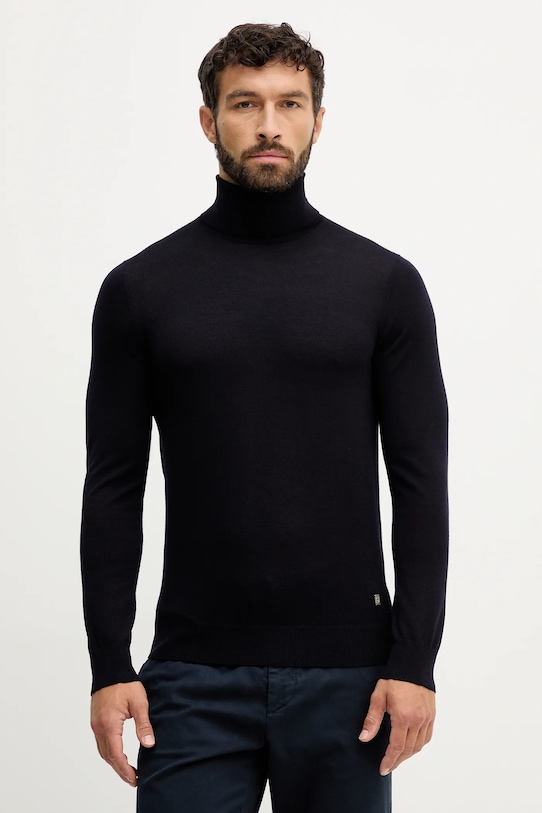 Шерстяной свитер Liu Jo, темно-синий
Шерстяной свитер Liu Jo, темно-синий