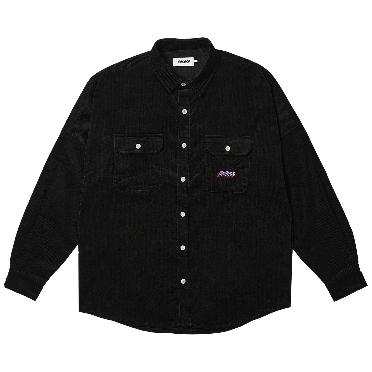 Вельветовая рубашка Palace с заниженными плечами, цвет Черный
Вельветовая рубашка Palace с заниженными плечами, цвет Черный
