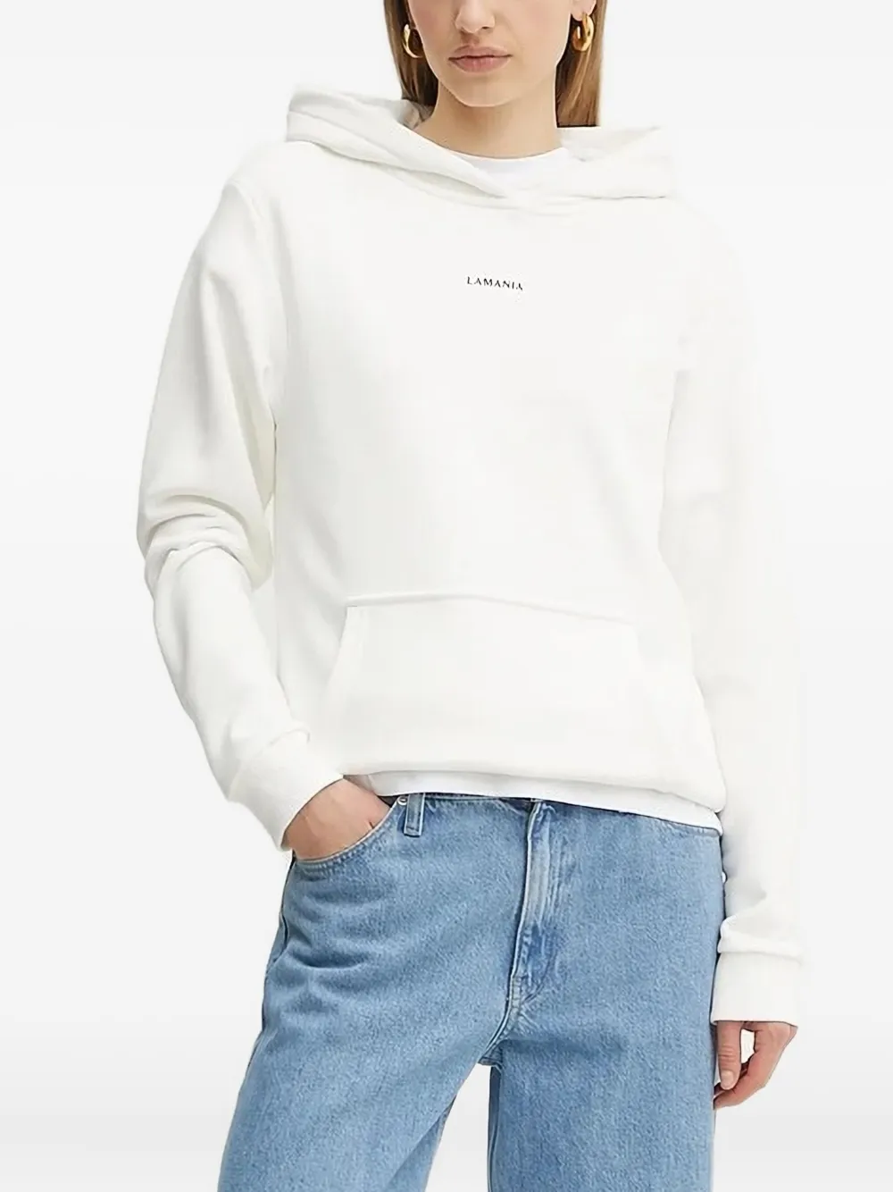 Толстовка с логотипом La Mania, нейтральный 
Толстовка с логотипом La Mania, нейтральный