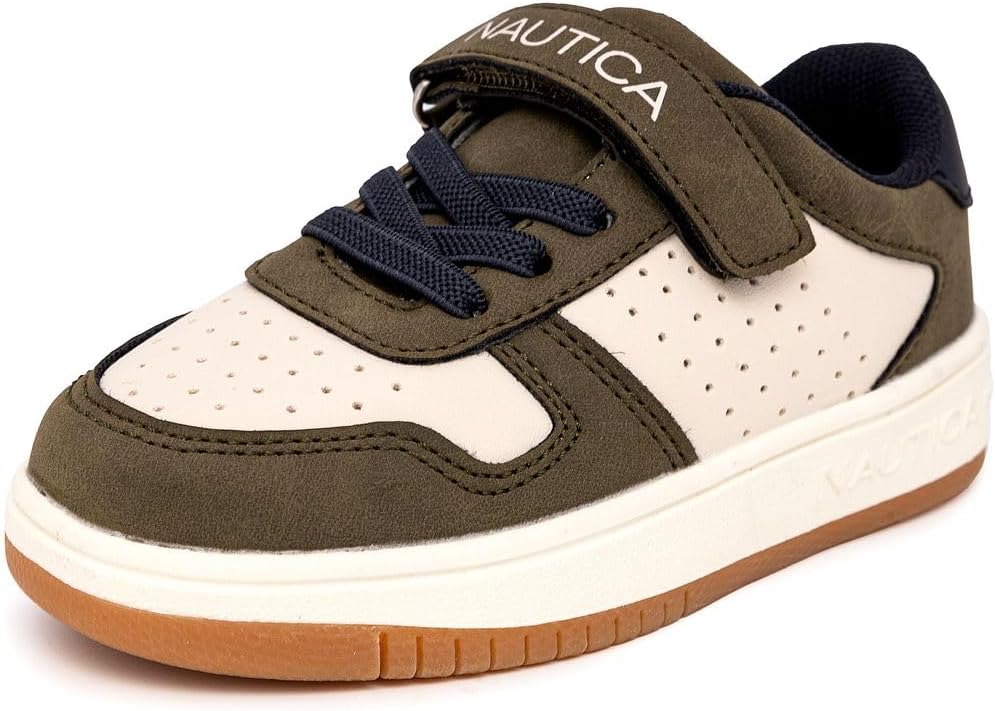 Детские кроссовки Nautica с регулируемыми ремешками, Удобные повседневные кеды для мальчиков и девочек, малышей и маленьких детей, оливковый
Детские кроссовки Nautica с регулируемыми ремешками, Удобные повседневные кеды для мальчиков и девочек, малышей и маленьких детей, оливковый