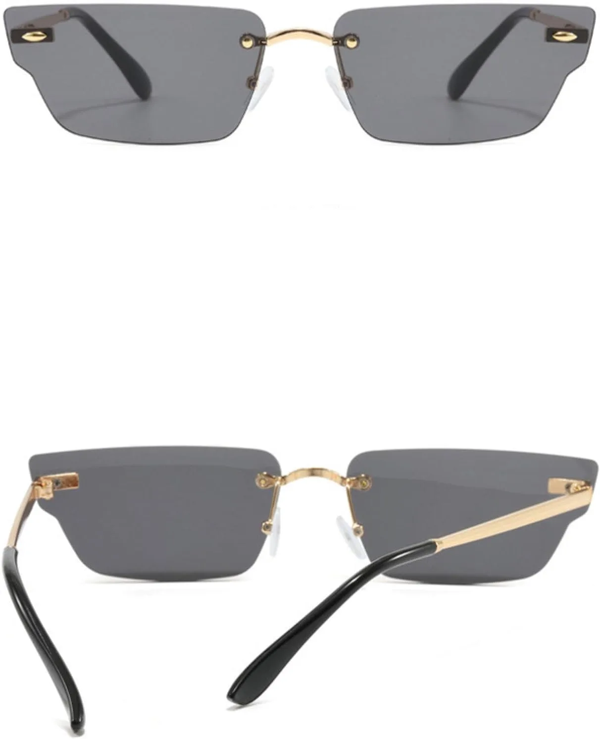 Популярные солнцезащитные очки без оправы для женщин, маленькие, прямоугольные, с прозрачными линзами Ocean, защита от УФ-излучения UV400 UATXTAU, Gold-red
Популярные солнцезащитные очки без оправы для женщин, маленькие, прямоугольные, с прозрачными линзами Ocean, защита от УФ-излучения UV400 UATXTAU, Gold-red