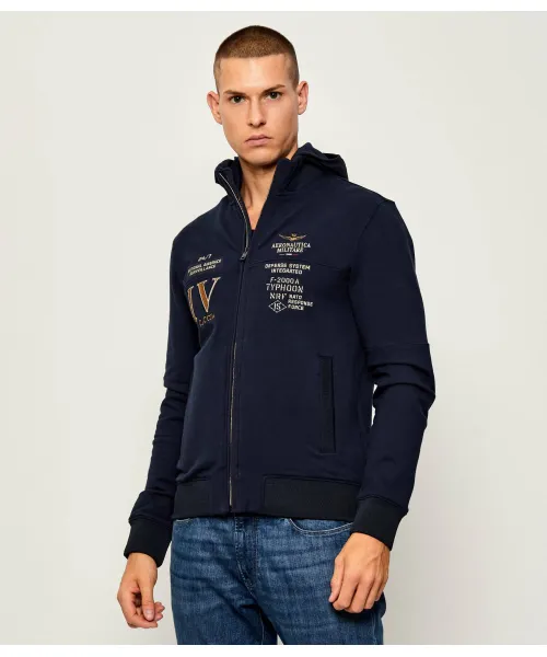 Толстовка Regular fit Aeronautica Militare, синий 
Толстовка Regular fit Aeronautica Militare, синий