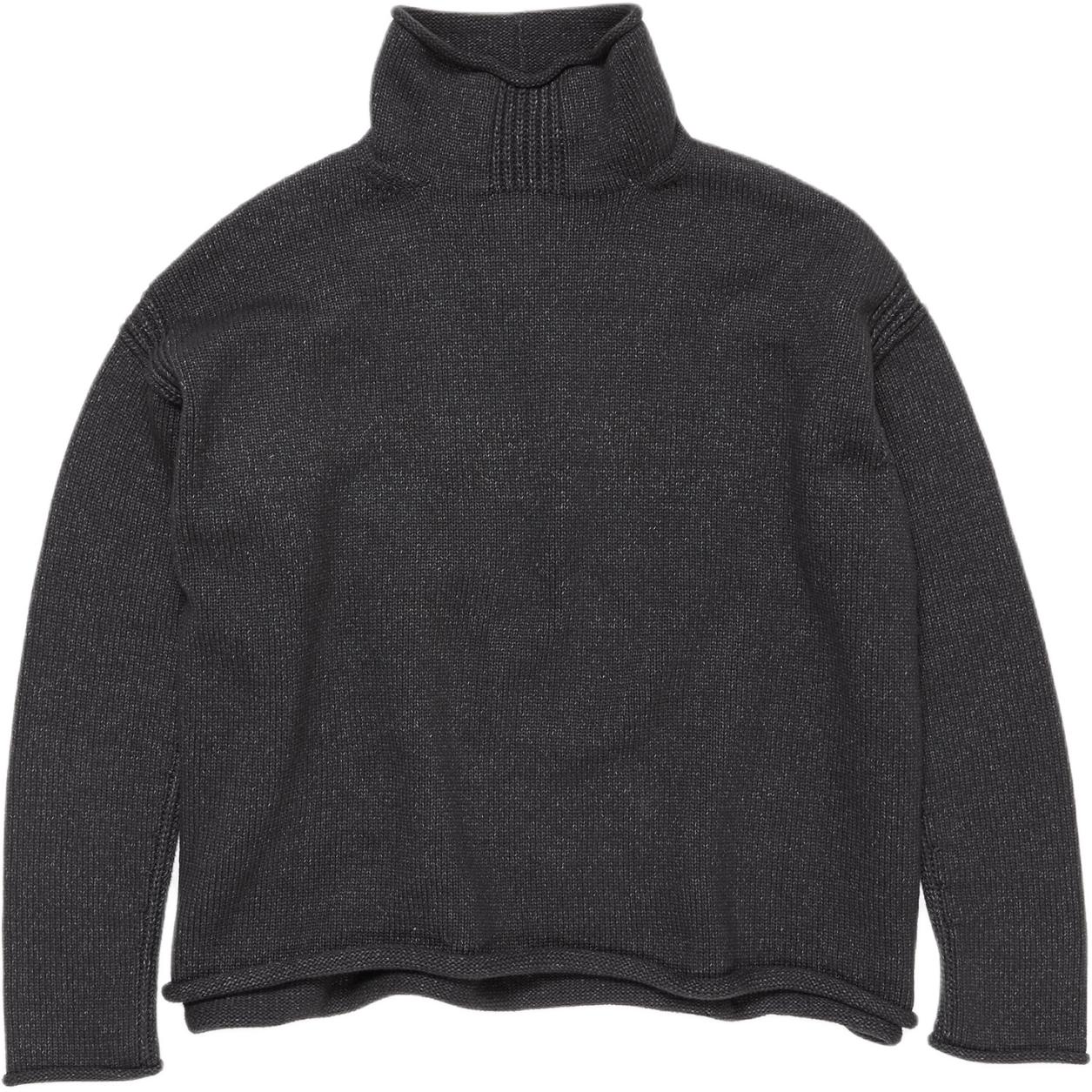 Свитер с вышитым логотипом и высоким воротом Acne Studios, серый
Свитер с вышитым логотипом и высоким воротом Acne Studios, серый