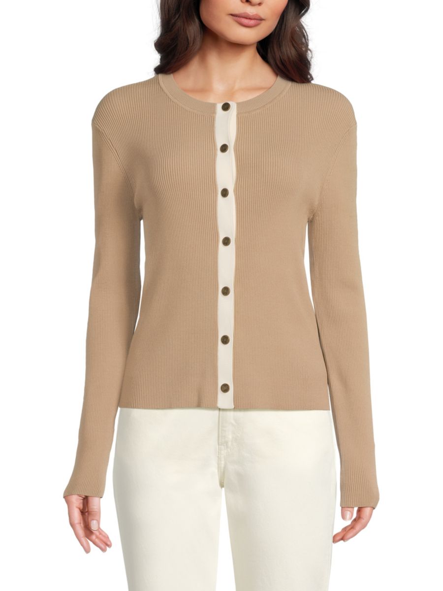 Кардиган в рубчик с контрастной планкой Karl Lagerfeld Paris, цвет Truffle
Кардиган в рубчик с контрастной планкой Karl Lagerfeld Paris, цвет Truffle