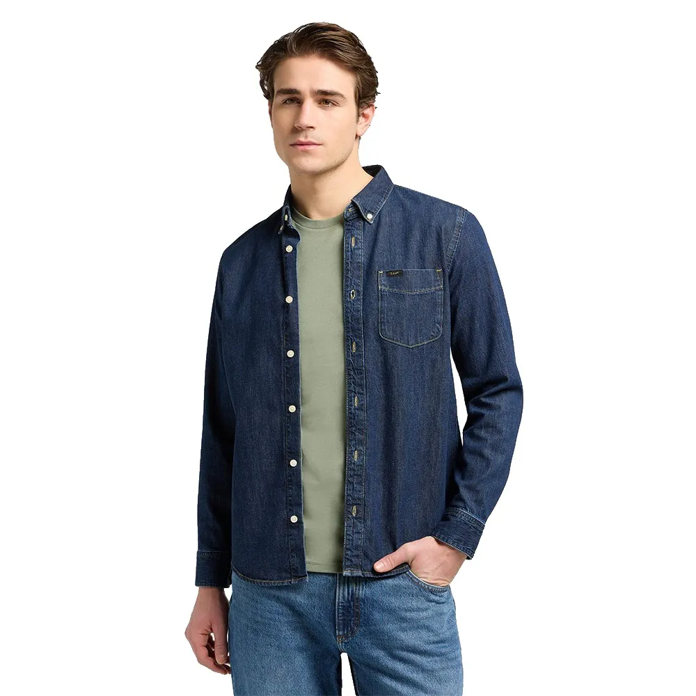 Рубашка Lee Button Down Regular Fit, синий
Рубашка Lee Button Down Regular Fit, синий