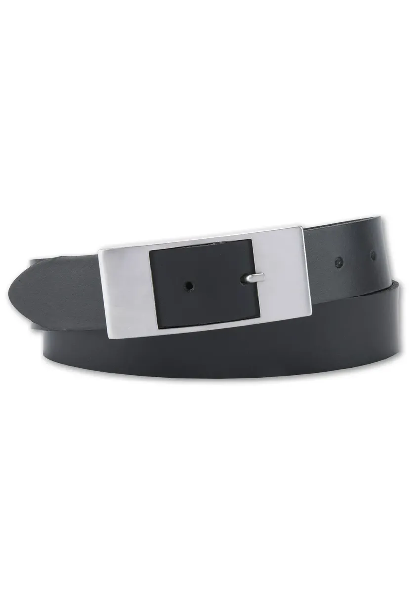 Кожаный ремень BERND GÖTZ с стильной плоской прямоугольной застежкой, черный
Кожаный ремень BERND GÖTZ с стильной плоской прямоугольной застежкой, черный