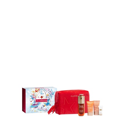 Двойная сыворотка и дополнительный укрепляющий рождественский набор для ухода за лицом 15 мл Clarins
Двойная сыворотка и дополнительный укрепляющий рождественский набор для ухода за лицом 15 мл Clarins