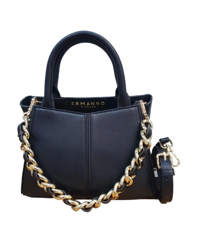 Маленькая сумка-шоппер в стиле "река" Ermanno Scervino, черный
Маленькая сумка-шоппер в стиле "река" Ermanno Scervino, черный