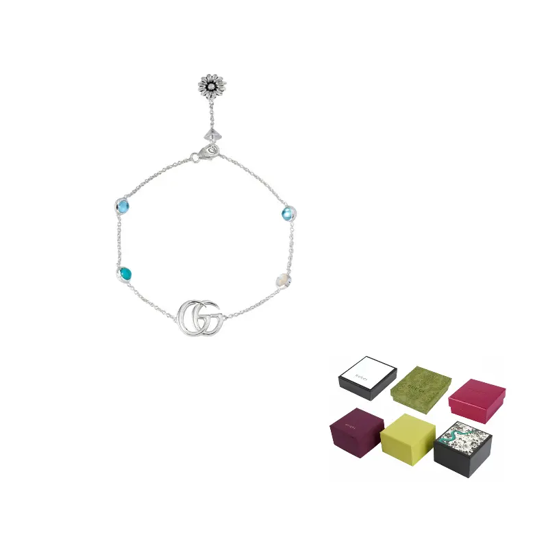 GUCCI Серебряный браслет 2016-2024 с двойной буквой G и перламутром
GUCCI Серебряный браслет 2016-2024 с двойной буквой G и перламутром