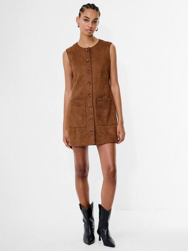 Мини-платье Lany из замши French Connection, Tan
Мини-платье Lany из замши French Connection, Tan