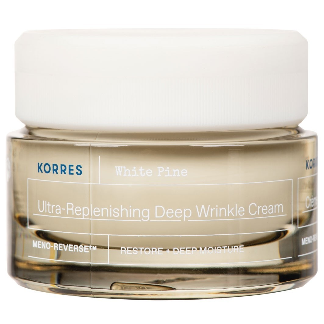 Крем для лица white pine meno reverse ultra-replenishing deep wrinkle cream Korres, объем 40 мл
Крем для лица white pine meno reverse ultra-replenishing deep wrinkle cream Korres, объем 40 мл