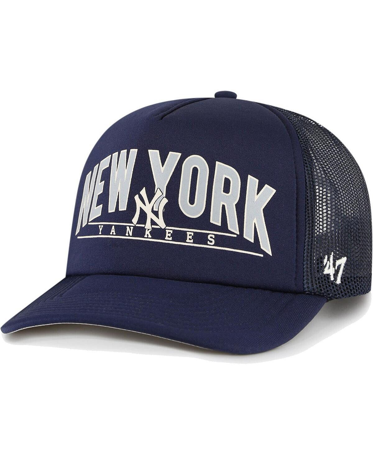 Мужская темно-синяя кепка New York Yankees Backhaul Foam Trucker Snapback '47 Brand
Мужская темно-синяя кепка New York Yankees Backhaul Foam Trucker Snapback '47 Brand
