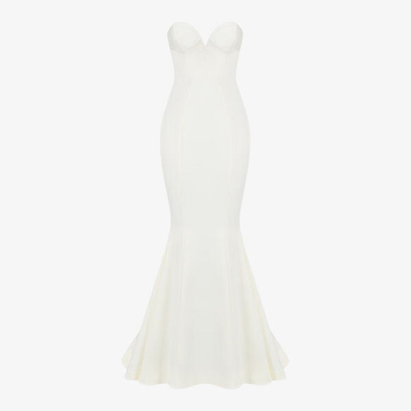 Жизель атласное свадебное платье без бретелек House Of Cb, белый
Жизель атласное свадебное платье без бретелек House Of Cb, белый