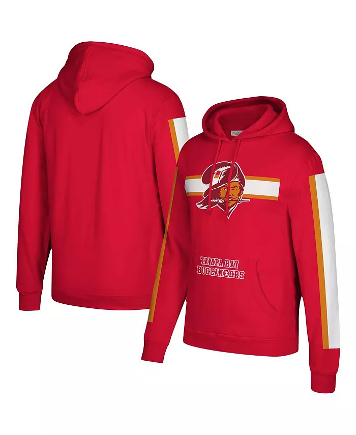Мужская красная толстовка с капюшоном Tampa Bay Buccaneers с тремя полосками Mitchell & Ness
Мужская красная толстовка с капюшоном Tampa Bay Buccaneers с тремя полосками Mitchell & Ness