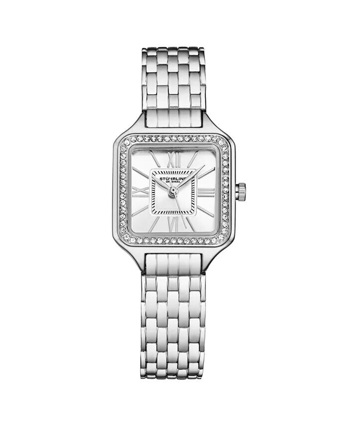 Женские часы Symphony, серебристая нержавеющая сталь, серебристый циферблат, квадратные часы 36 мм Stuhrling
Женские часы Symphony, серебристая нержавеющая сталь, серебристый циферблат, квадратные часы 36 мм Stuhrling