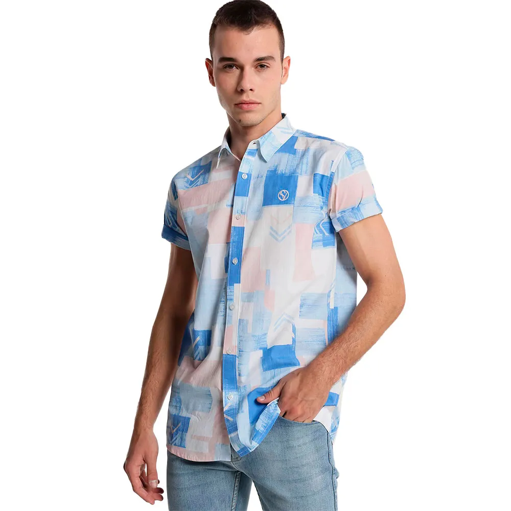 Рубашка с коротким рукавом Six Valves 805, синий
Рубашка с коротким рукавом Six Valves 805, синий