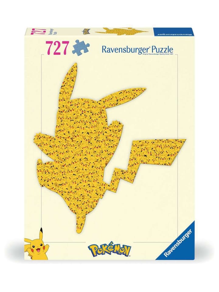 Пазл Ravensburger, 727 деталей, Пикачу в красочном исполнении
Пазл Ravensburger, 727 деталей, Пикачу в красочном исполнении