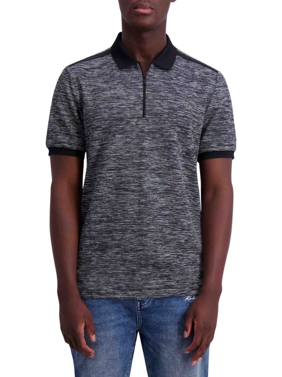 Поло из толстого трикотажа Karl Lagerfeld Paris, серый
Поло из толстого трикотажа Karl Lagerfeld Paris, серый