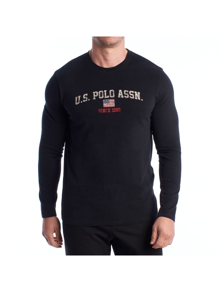 U.S. Polo Assn. Лонгслив с длинными рукавами черного цвета
U.S. Polo Assn. Лонгслив с длинными рукавами черного цвета