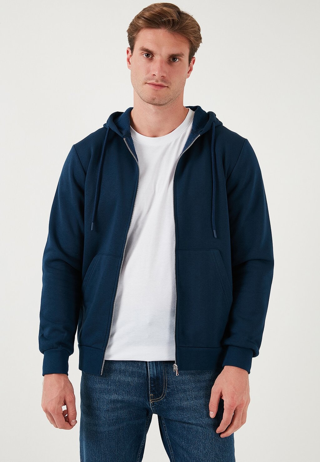 Толстовка на молнии REGULAR FIT Buratti, темно-синий 
Толстовка на молнии REGULAR FIT Buratti, темно-синий
