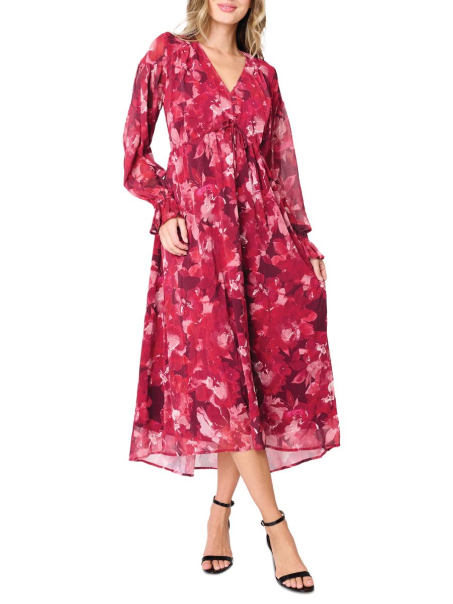 Платье-миди Blissful Floral A-Line gibsonlook, розовый
Платье-миди Blissful Floral A-Line gibsonlook, розовый