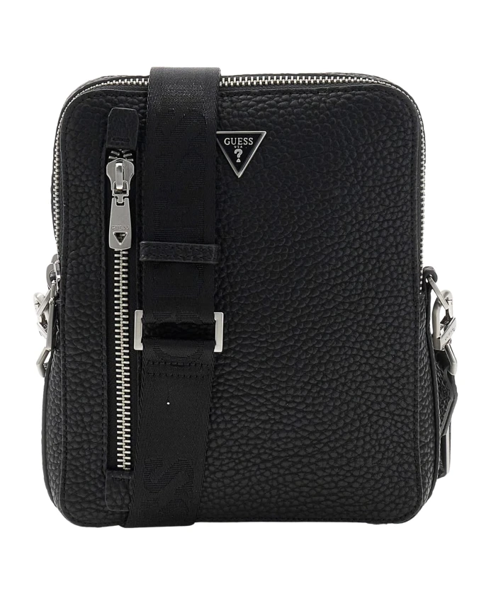 Стильная черная сумка-мессенджер Guess, черный
Стильная черная сумка-мессенджер Guess, черный
