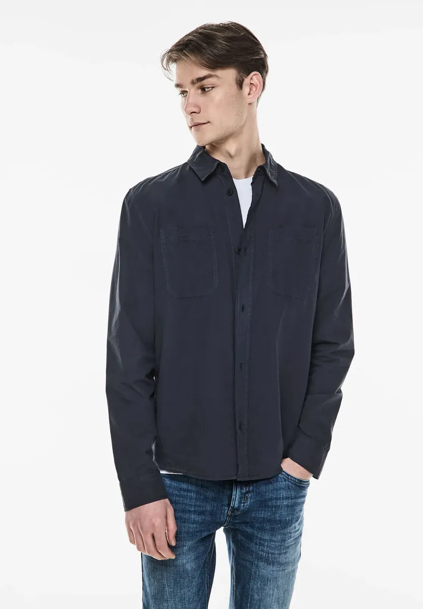 STREET ONE МУЖСКАЯ рубашка с длинными рукавами, из чистого хлопка Street One Men, синий
STREET ONE МУЖСКАЯ рубашка с длинными рукавами, из чистого хлопка Street One Men, синий