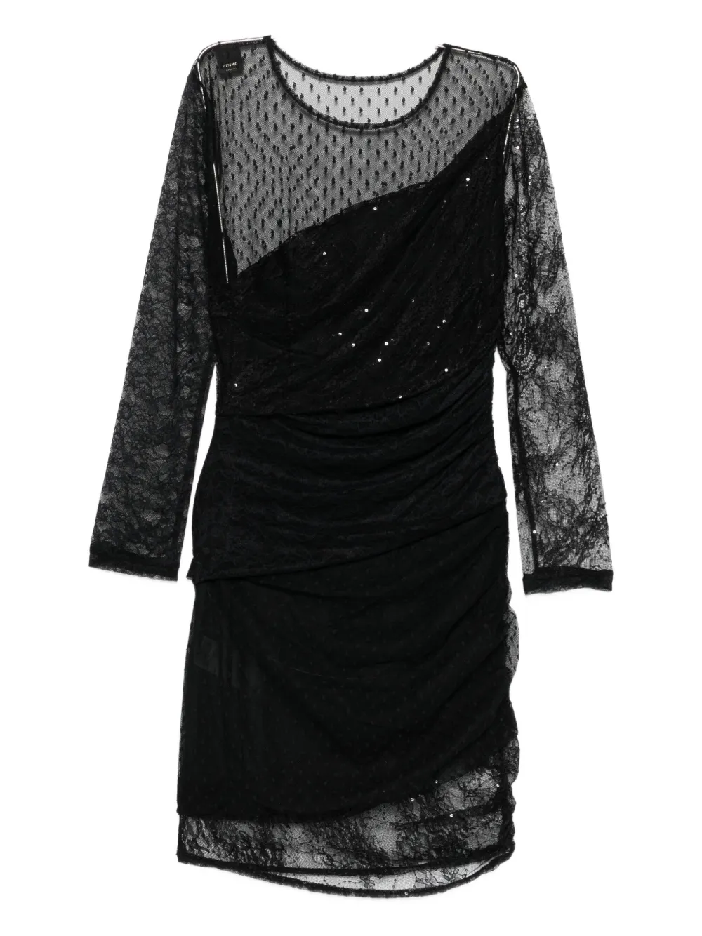 Мини-платье с сетчатым верхом, украшенное пайетками PINKO, черный
Мини-платье с сетчатым верхом, украшенное пайетками PINKO, черный