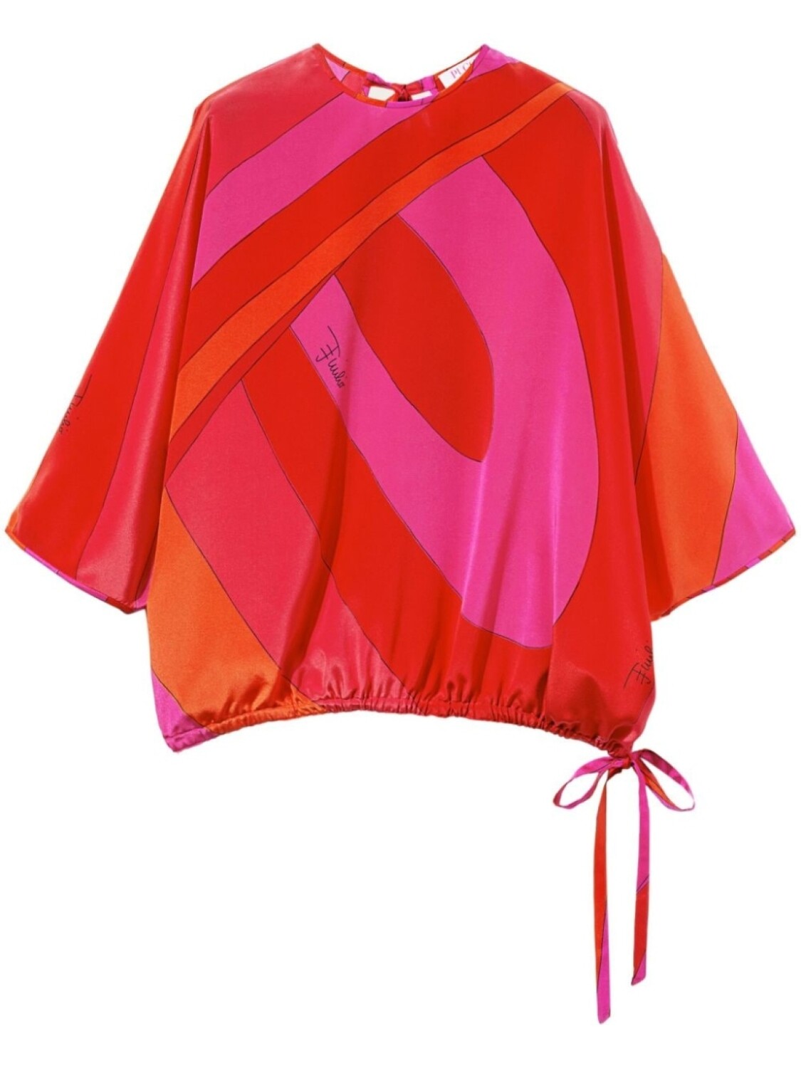 PUCCI шелковый топ с принтом Iride, красный
PUCCI шелковый топ с принтом Iride, красный