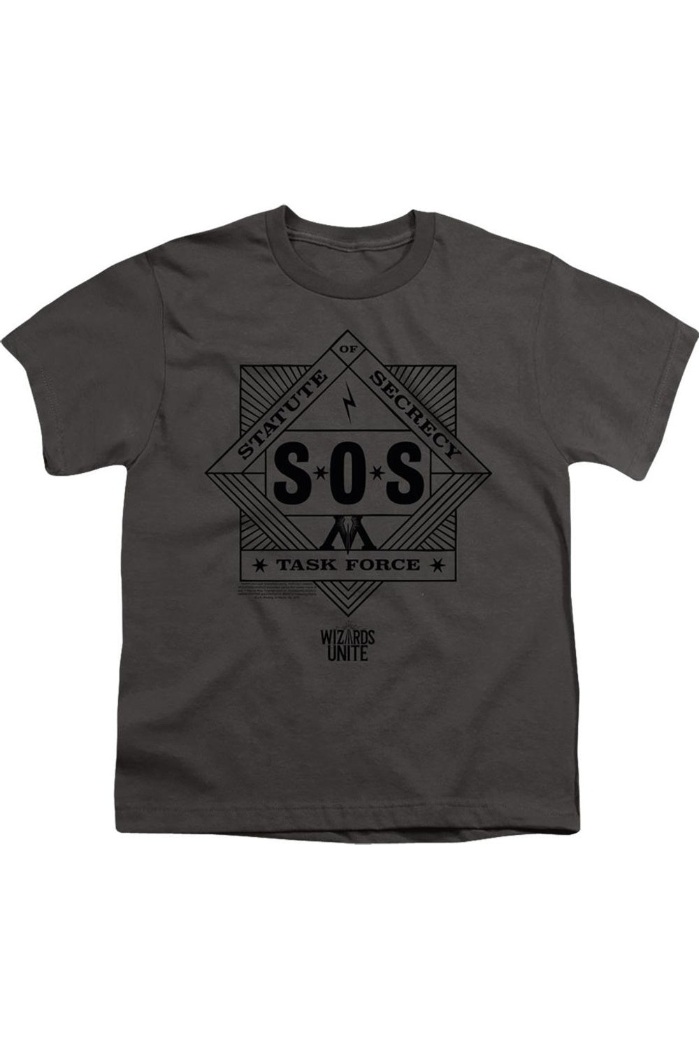 Футболка с коротким рукавом для детей Harry Potter Wizards Unite SOS Task Force Gildan, Charcoal
Футболка с коротким рукавом для детей Harry Potter Wizards Unite SOS Task Force Gildan, Charcoal