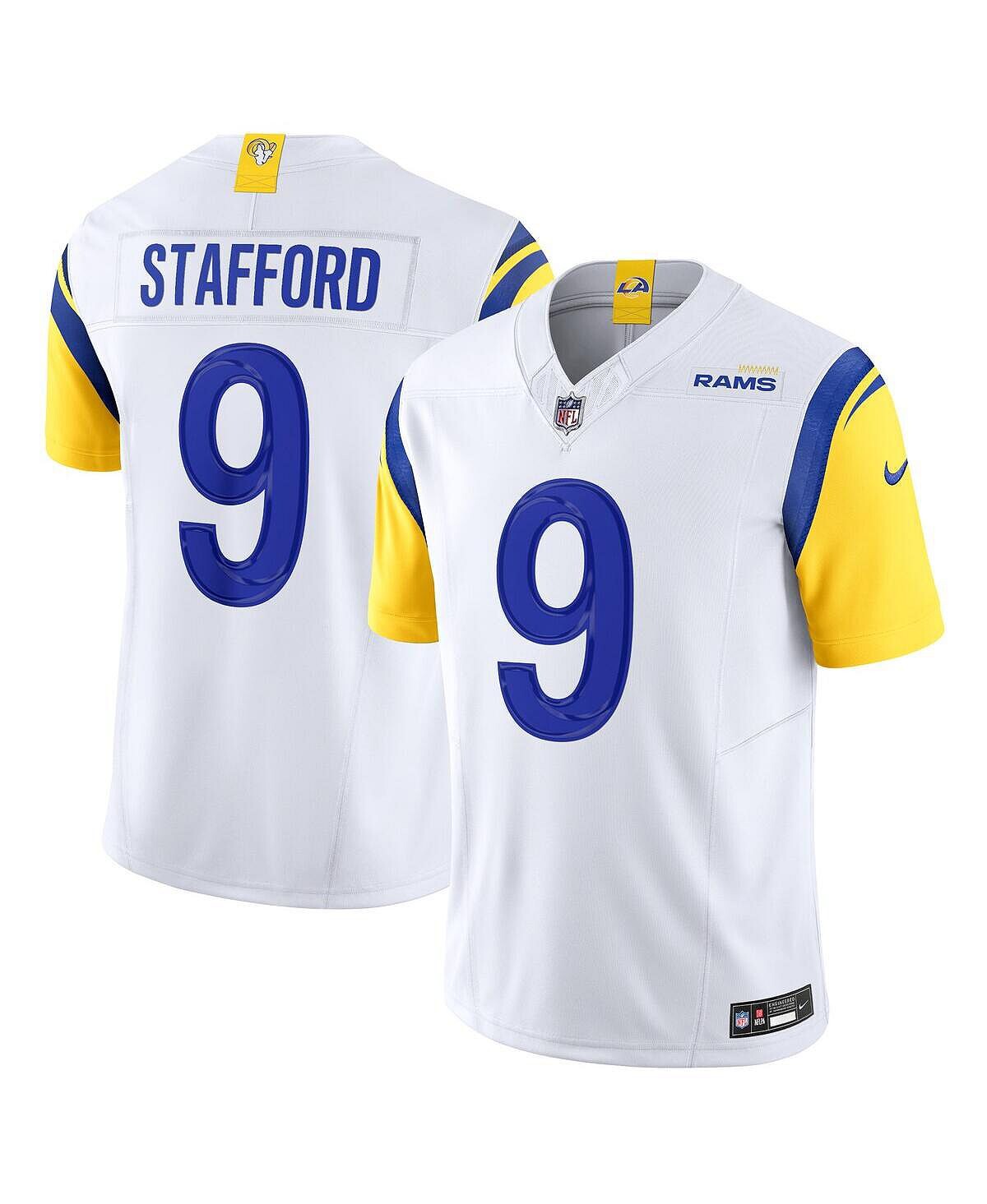 Мужская футболка Matthew Stafford White Los Angeles Rams Vapor F.U.S.E. Ограниченный Джерси Nike
Мужская футболка Matthew Stafford White Los Angeles Rams Vapor F.U.S.E. Ограниченный Джерси Nike