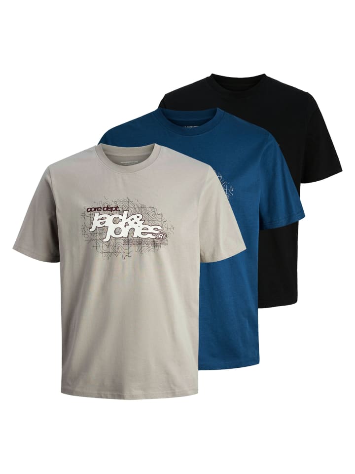 Набор из 3 футболок JCOGRID Branding Tee SS Crew Neck MP в разноцветном исполнении
Набор из 3 футболок JCOGRID Branding Tee SS Crew Neck MP в разноцветном исполнении