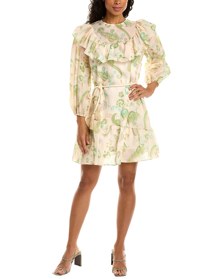 Мини-платье с поясом Beulah, слоновая кость
Мини-платье с поясом Beulah, слоновая кость