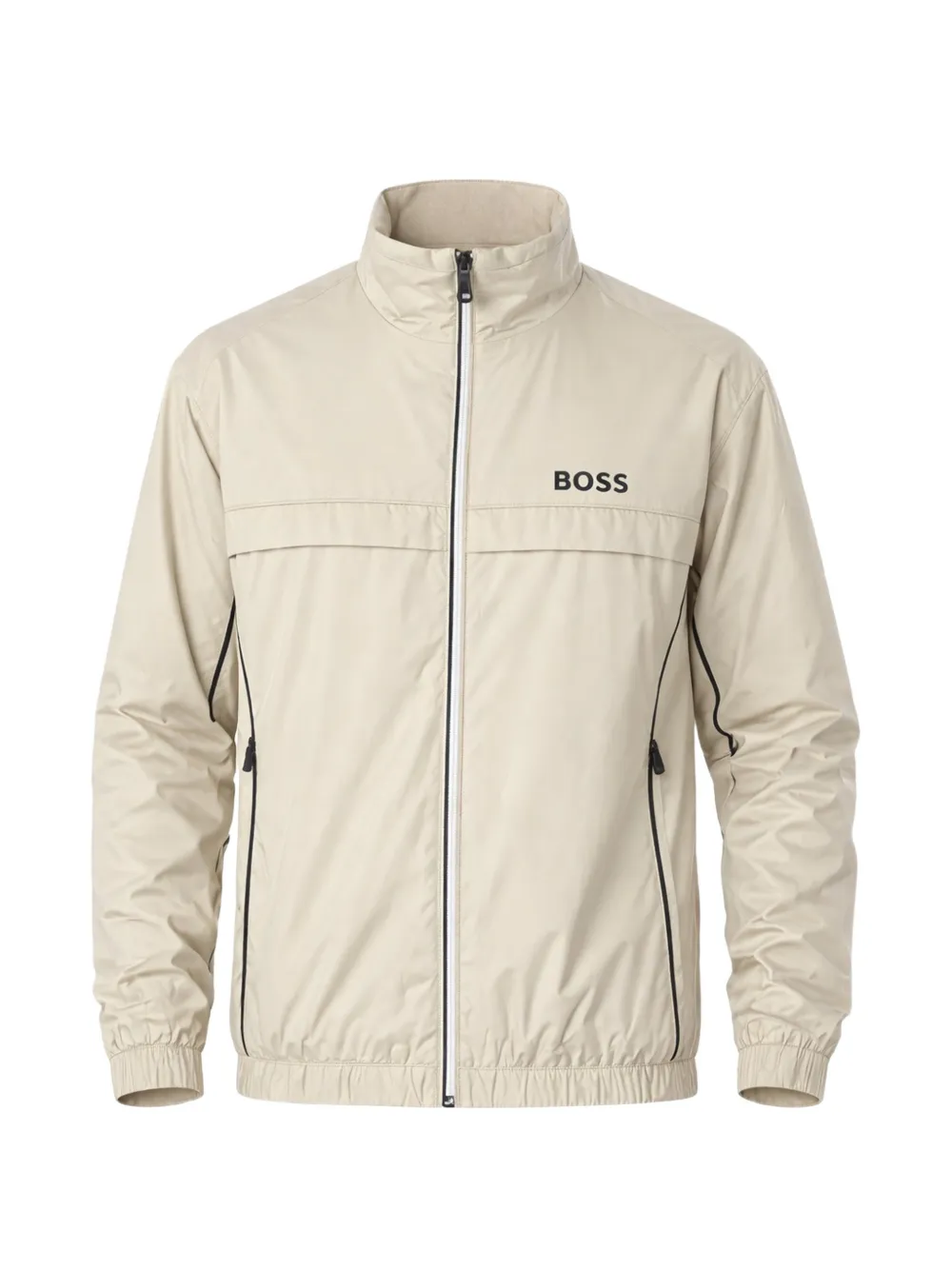 Куртка на молнии с логотипом Boss, бежевый
Куртка на молнии с логотипом Boss, бежевый