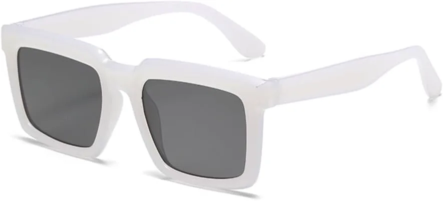 Солнцезащитные очки LVTFCO в прямоугольной оправе для женщин, винтажные солнцезащитные очки для мужчин и женщин, очки с защитой от УФ-излучения UV400, White
Солнцезащитные очки LVTFCO в прямоугольной оправе для женщин, винтажные солнцезащитные очки для мужчин и женщин, очки с защитой от УФ-излучения UV400, White