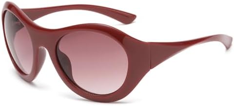 Женские солнцезащитные очки в стиле панк большого размера 2027 года, овальные солнцезащитные очки для мужчин, солнцезащитные очки с защитой от УФ-излучения UV400 MTZJH, Wine Red
Женские солнцезащитные очки в стиле панк большого размера 2027 года, овальные солнцезащитные очки для мужчин, солнцезащитные очки с защитой от УФ-излучения UV400 MTZJH, Wine Red