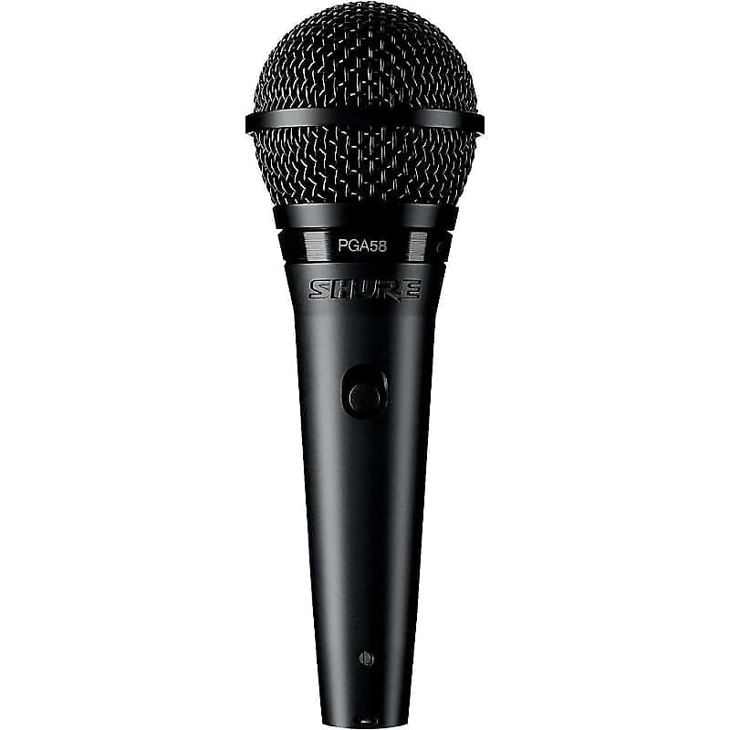 Кардиоидный динамический вокальный микрофон Shure PGA58-XLR
Кардиоидный динамический вокальный микрофон Shure PGA58-XLR