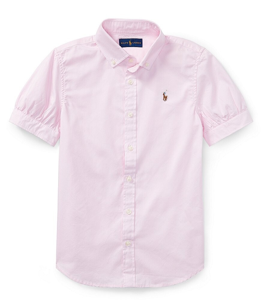 Оксфордская рубашка на пуговицах Polo Ralph Lauren для больших девочек 7–16 лет, розовый
Оксфордская рубашка на пуговицах Polo Ralph Lauren для больших девочек 7–16 лет, розовый