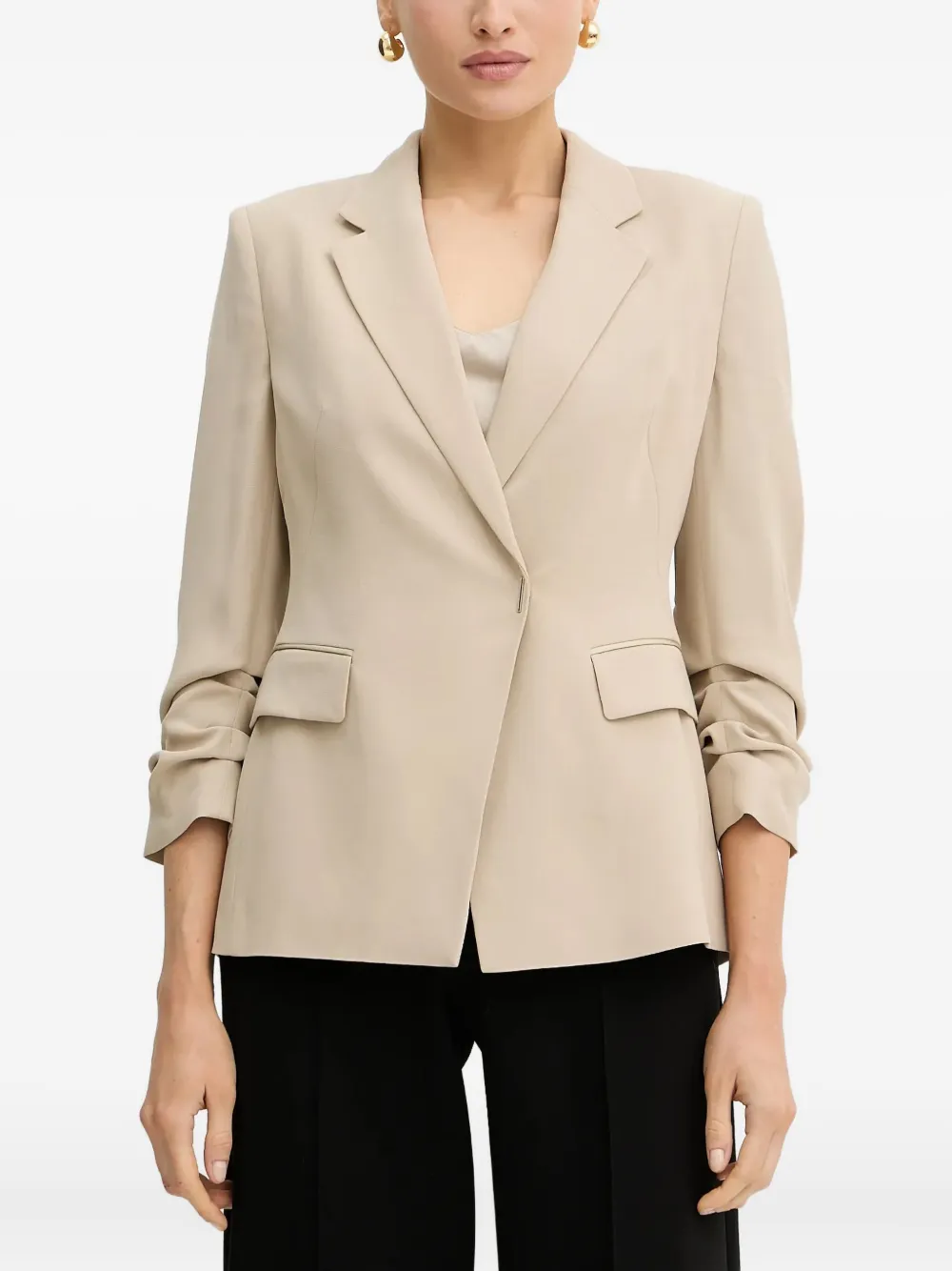 Блейзер с рукавами три четверти BOSS, нейтральный
Блейзер с рукавами три четверти BOSS, нейтральный