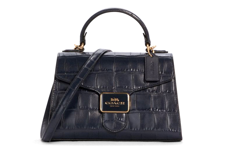 COACH Темно-фиолетовая женская сумка через плечо из кожи пеппер коу
COACH Темно-фиолетовая женская сумка через плечо из кожи пеппер коу
